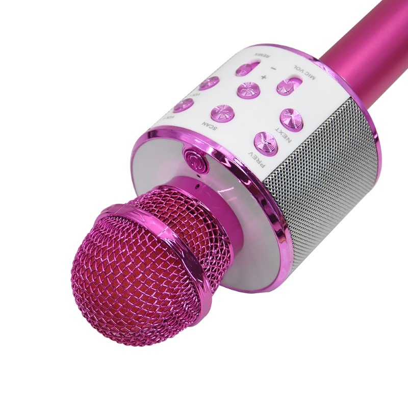 Vezeték nélküli karaoke mikrofon Pink