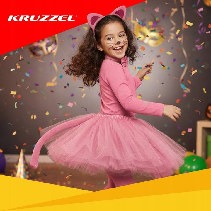 4 részes pink cica jelmez