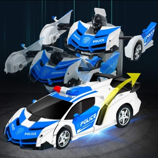 Police Transformers szuperhőssé alakuló távirányítós sportautó